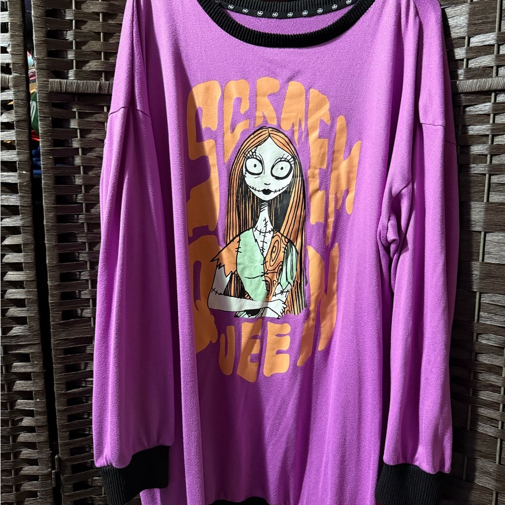Disney Purple Scream Queen Long Sleeve Shirt
